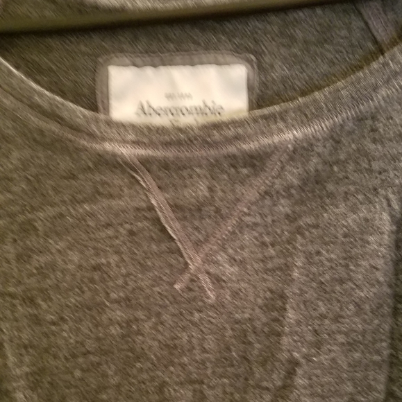 Abercrombie and Fitch sweatshirt Medium ash grey - Picture 3 of 6